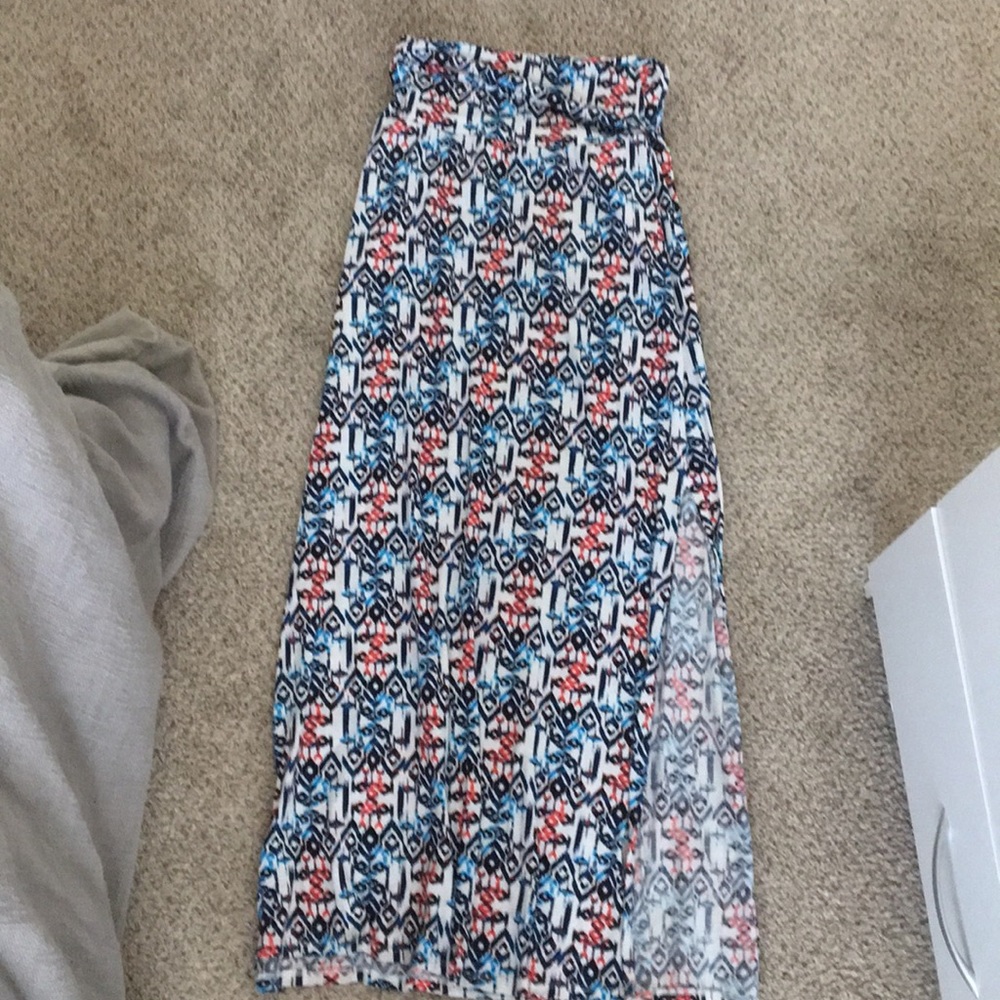 Multi-Colored Maxi Skirt